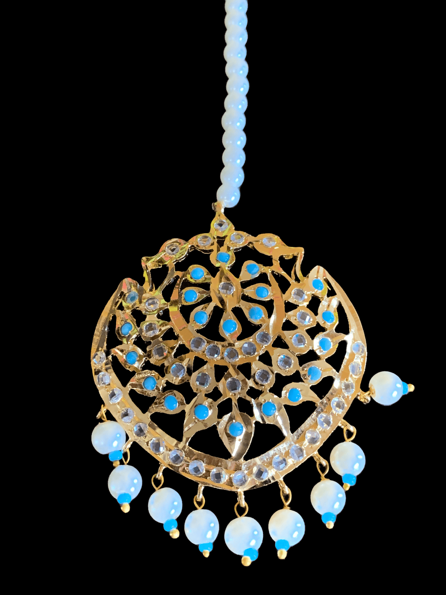 DJTK119 Shana tika / tikka In turquoise  ( READY TO SHIP )