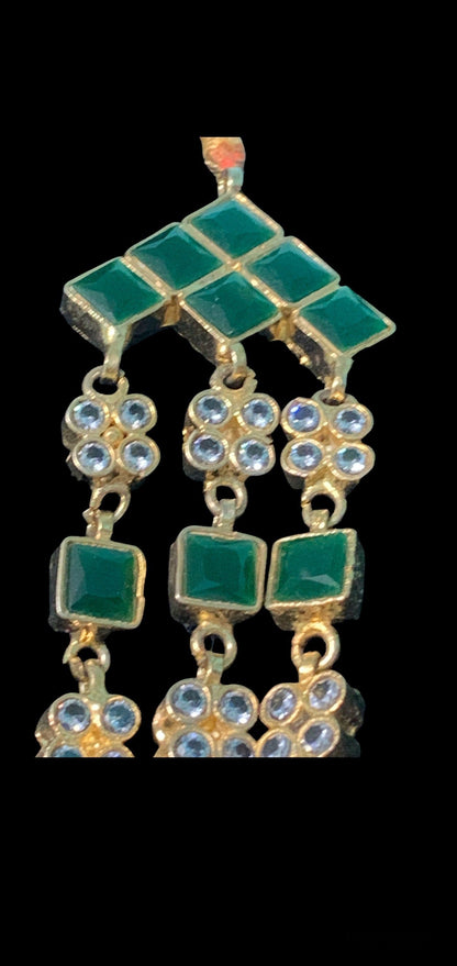 SAT1 Three layer long kundan mala ( SHIPS IN 3 WEEKS )
