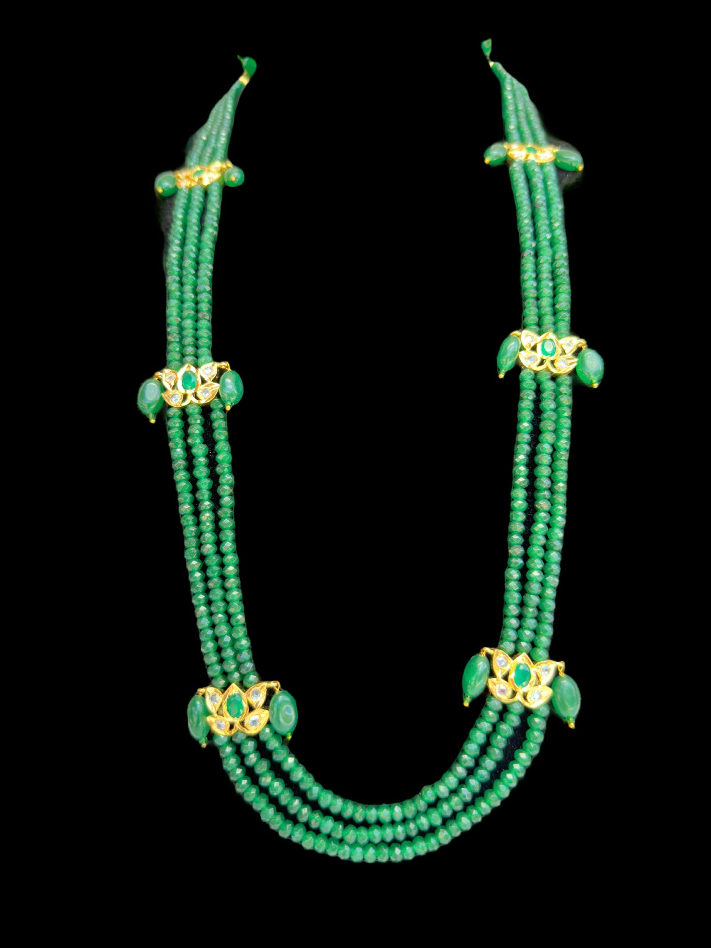 LN49 Raina green beads   necklace ( READY TO SHIP )
