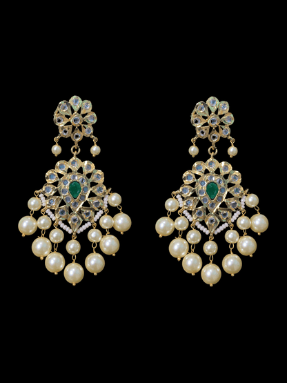C179 Shaburi gold plated Hyderabadi choker with earrings ( READY TO SHIP)