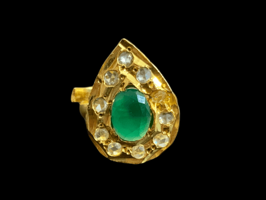 DJR00 Sia oval Hyderabadi ring ( SHIPS IN 2 WEEKS )