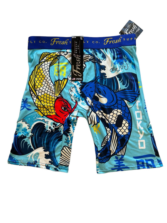 Fresh Supply Co. Tokyo Coi Fish Boxer Briefs (S, L)