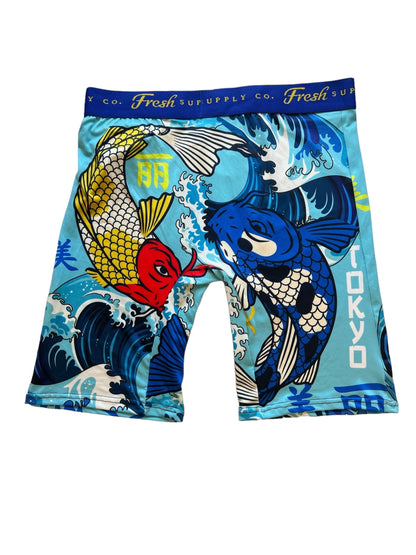 Fresh Supply Co. Tokyo Coi Fish Boxer Briefs (S, L)