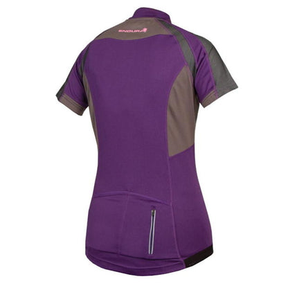 Endura Women's Hummvee Cycling Jersey, Purple (XS, S)