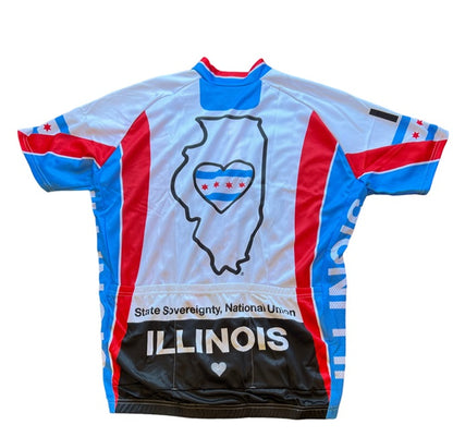 Illinois Men's Cycling Jersey (Large)