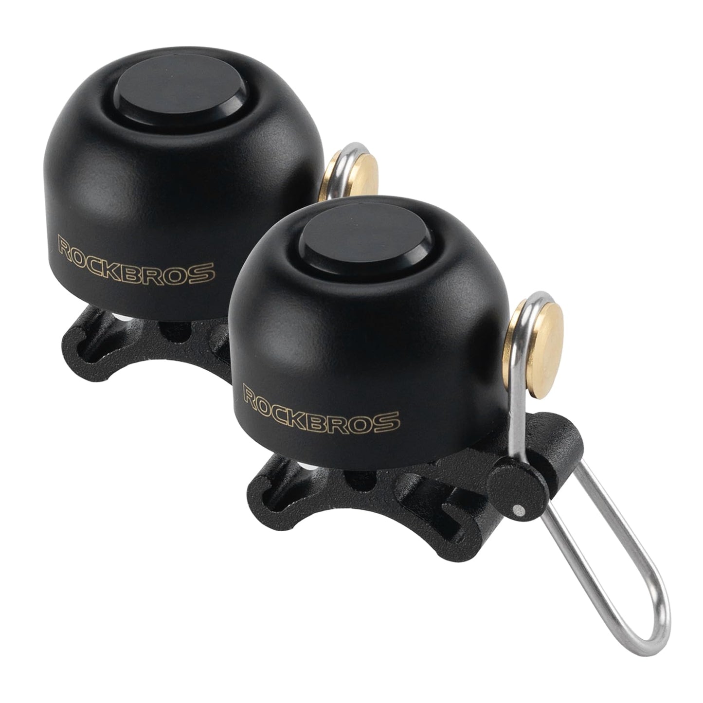 ROCKBROS 100dB Bike Bell, Loud Bicycle Bell for Adults & Kids, Fits 0.87-1.34in Handlebars