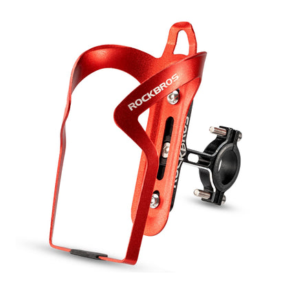 ROCKBROS 2-in-1 Bike Cup Holder Adjustable Bottle Cage for Handlebars & Seat Post