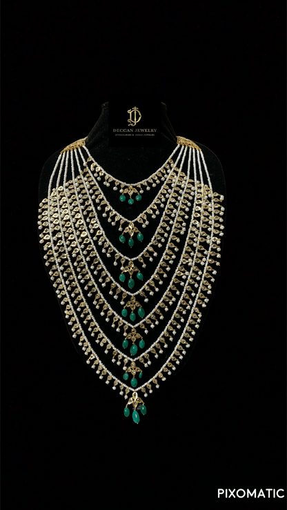 SAT15 Insia Bridal satlada in fresh water pearls ( READY TO SHIP )