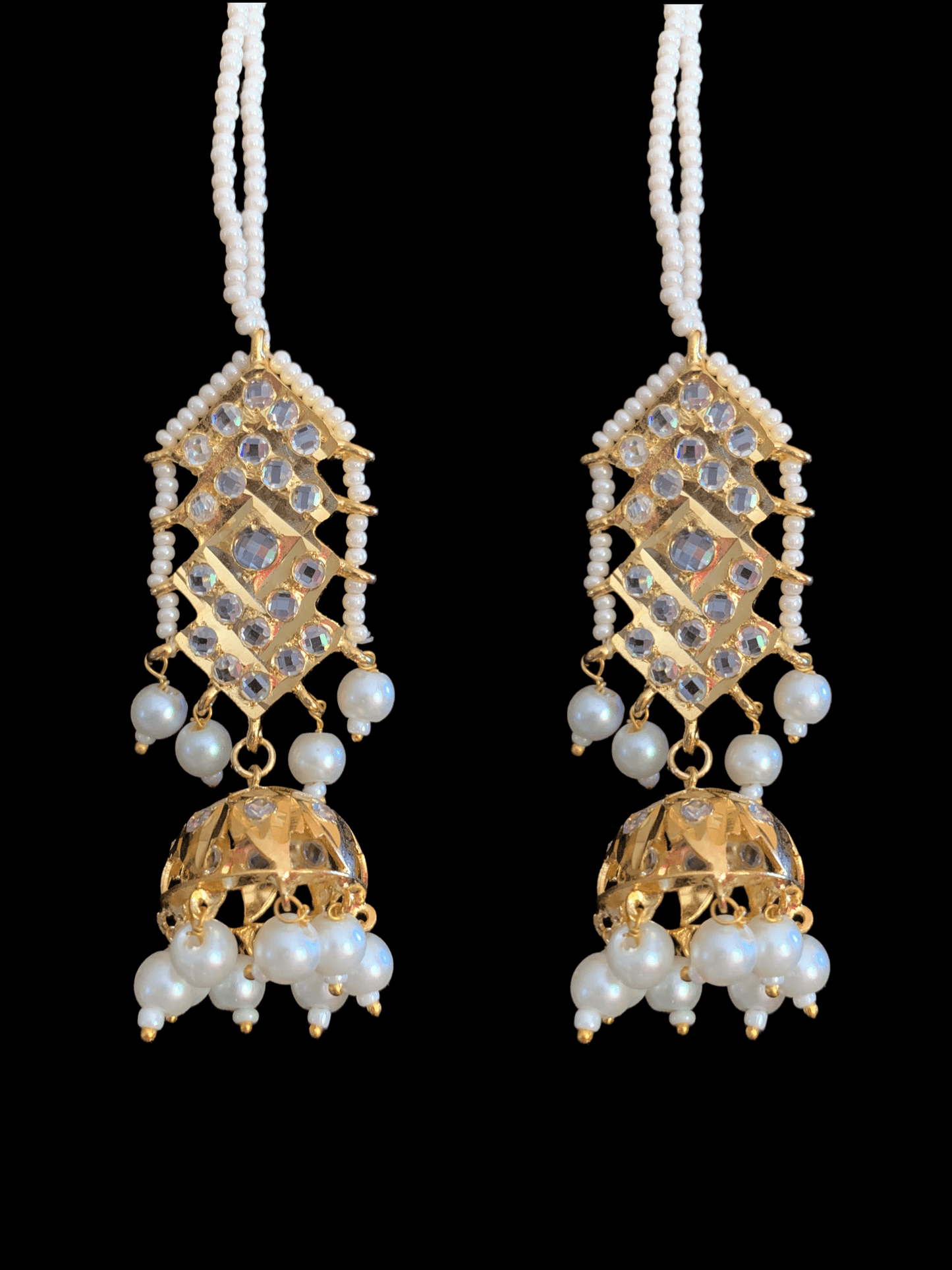 C87 Mahira v style choker with earrings( SHIPS IN 4 WEEKS )