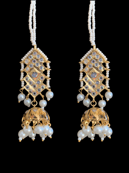 C87 Mahira v style choker with earrings( SHIPS IN 4 WEEKS )