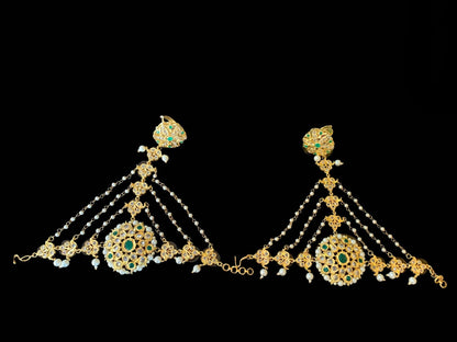 Ronak haathphool -1 pair ( green   ) (SHIPS IN 3 WEEKS )