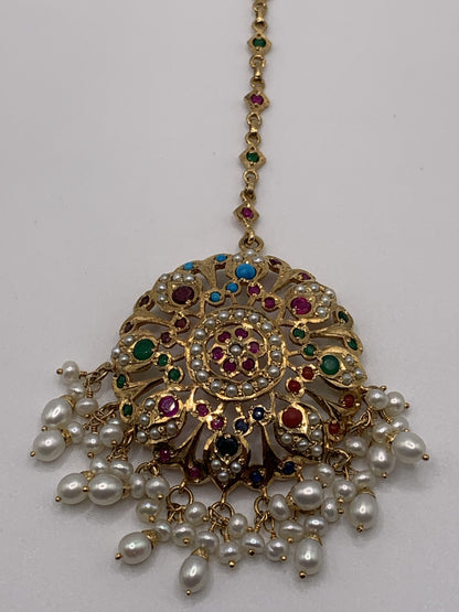 Elena navratan tika in silver ( SHIPS IN 5 WEEKS )