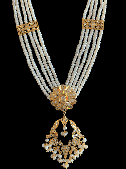 LN81 Madhuri long necklace in fresh water pearls (READY TO SHIP )