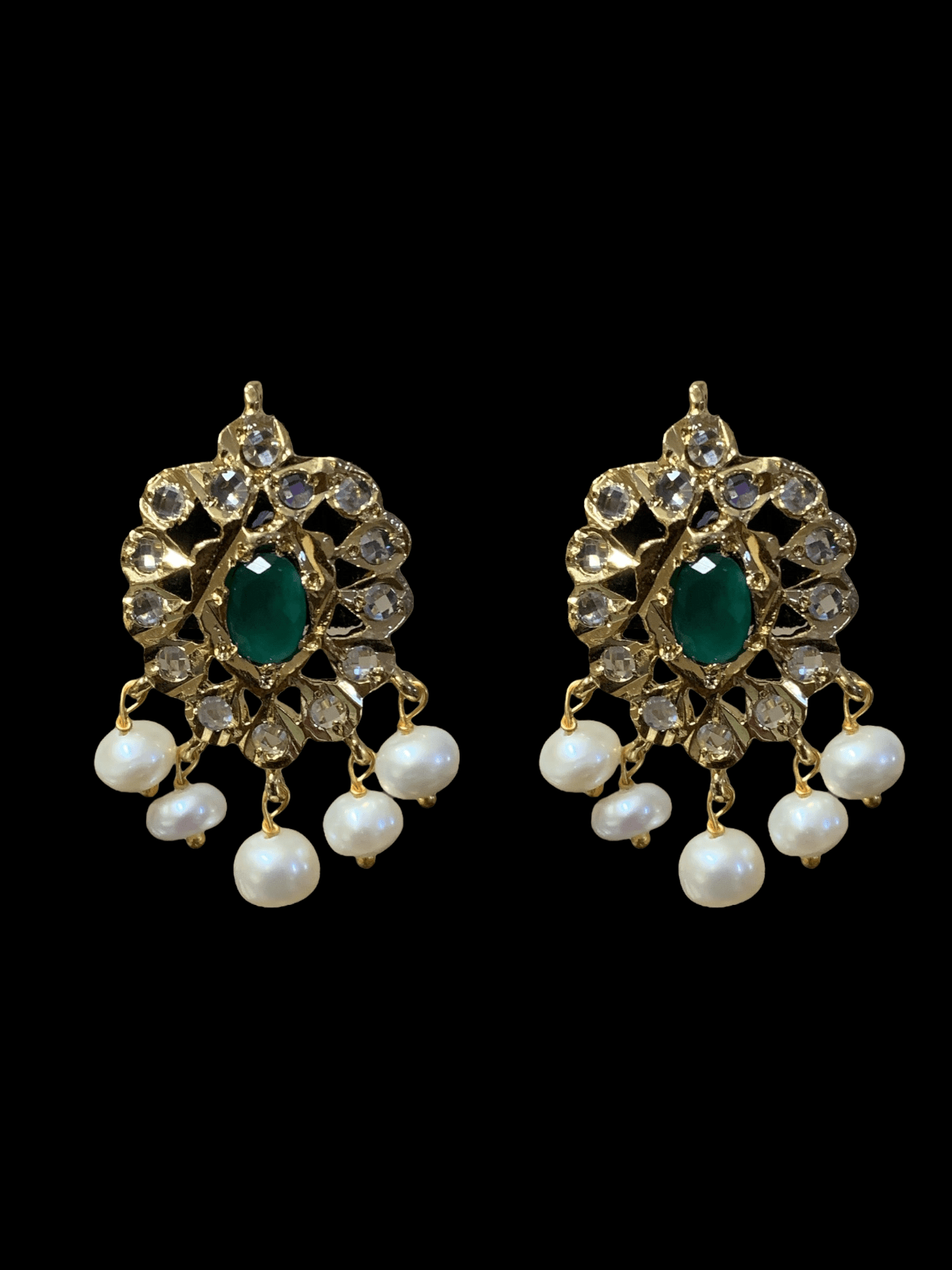 ET510 Faryal Pearl earrings  (READY TO SHIP )