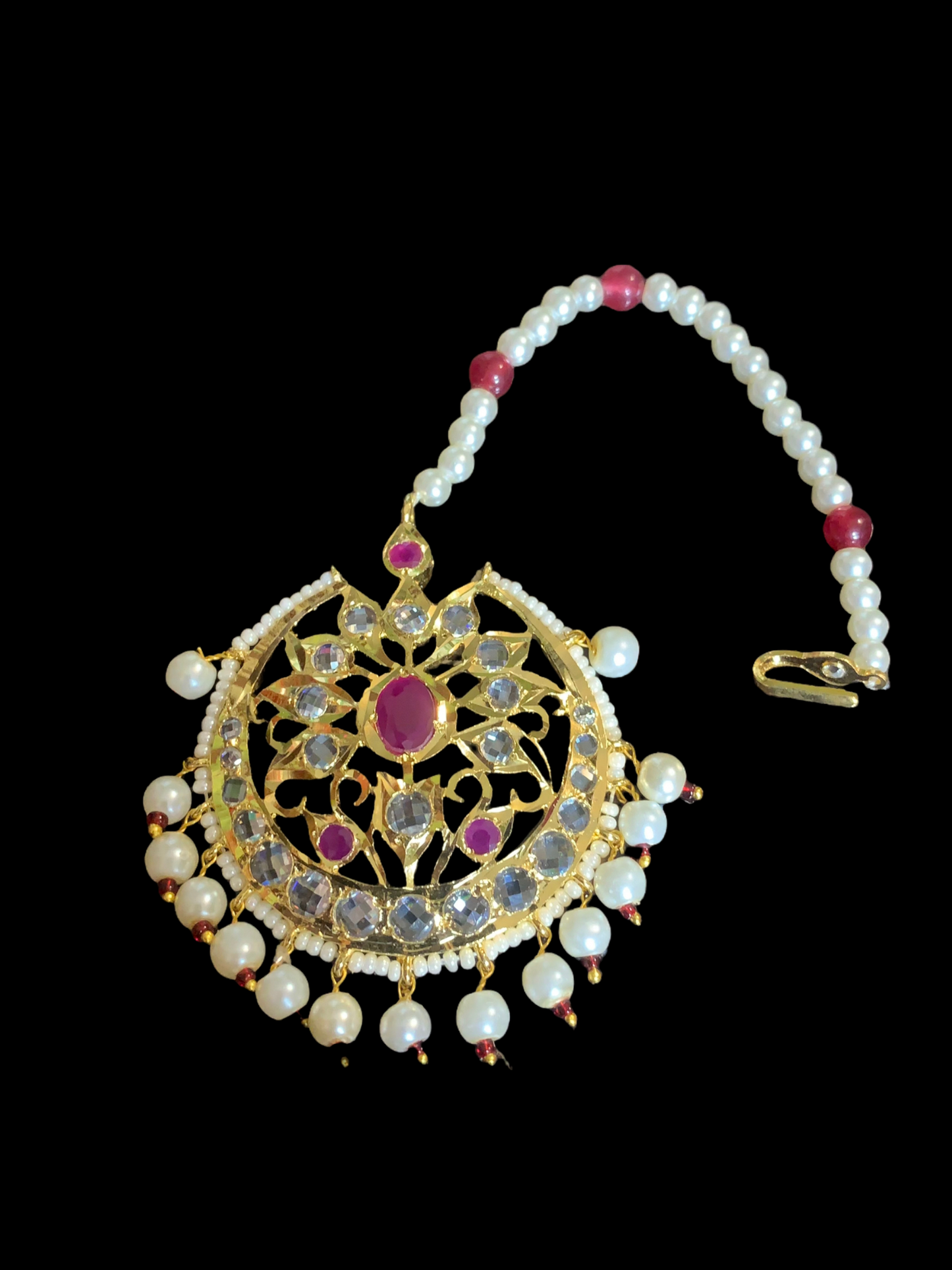DJTK87 Koyal shell pearl  tika ( READY TO SHIP )