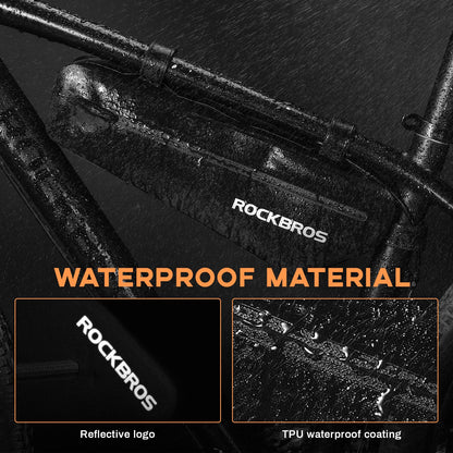 ROCKBROS Bike Top Tube Bag Bike Frame Bag For Super 73Waterproof  2 pieces combi