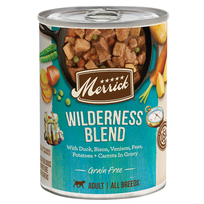 Merrick Grain Free Wilderness Blend Wet Dog Food (12.7oz)