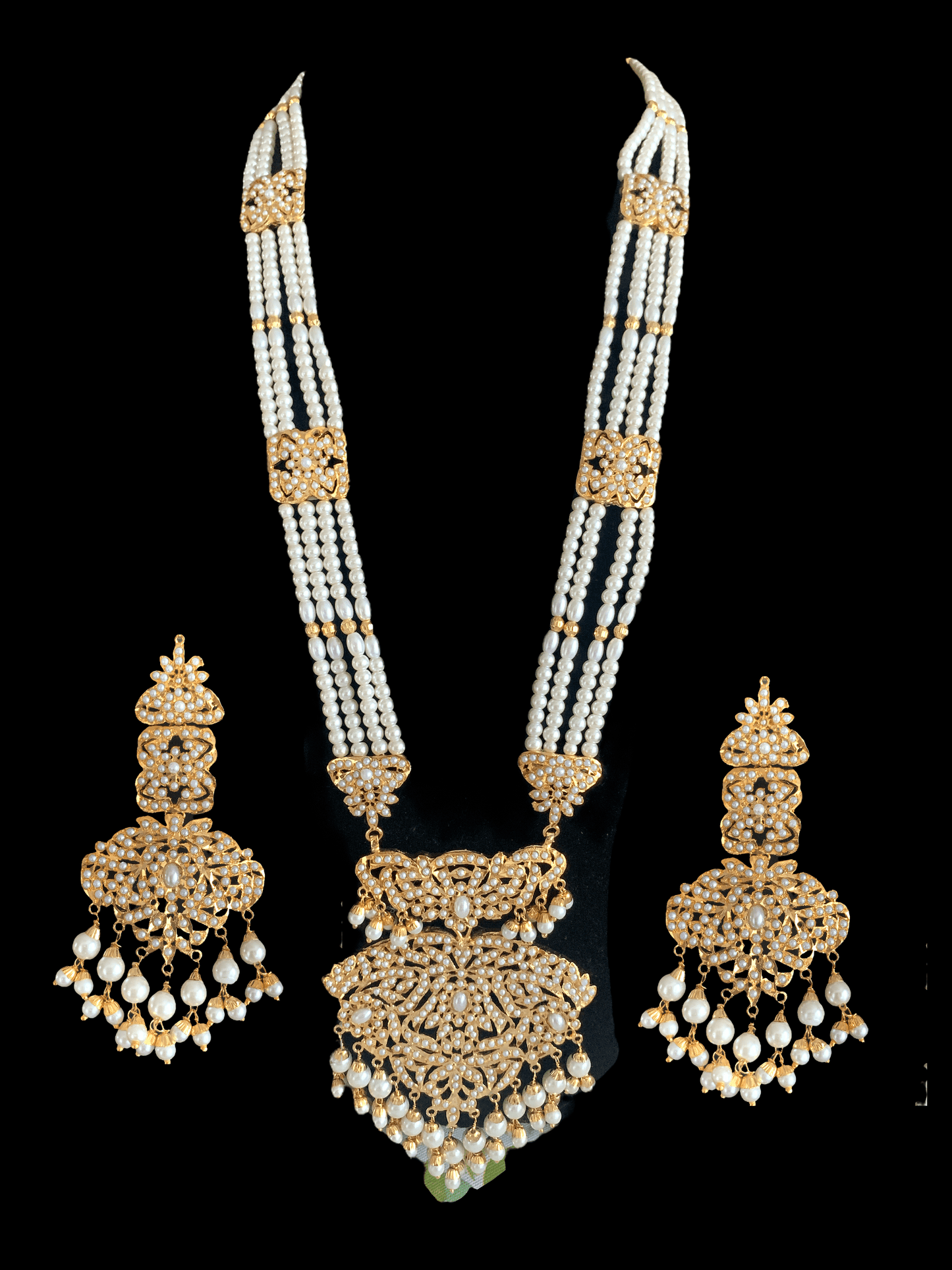 BR9 Filza  bridal set - shell pearls  ( READY TO SHIP )