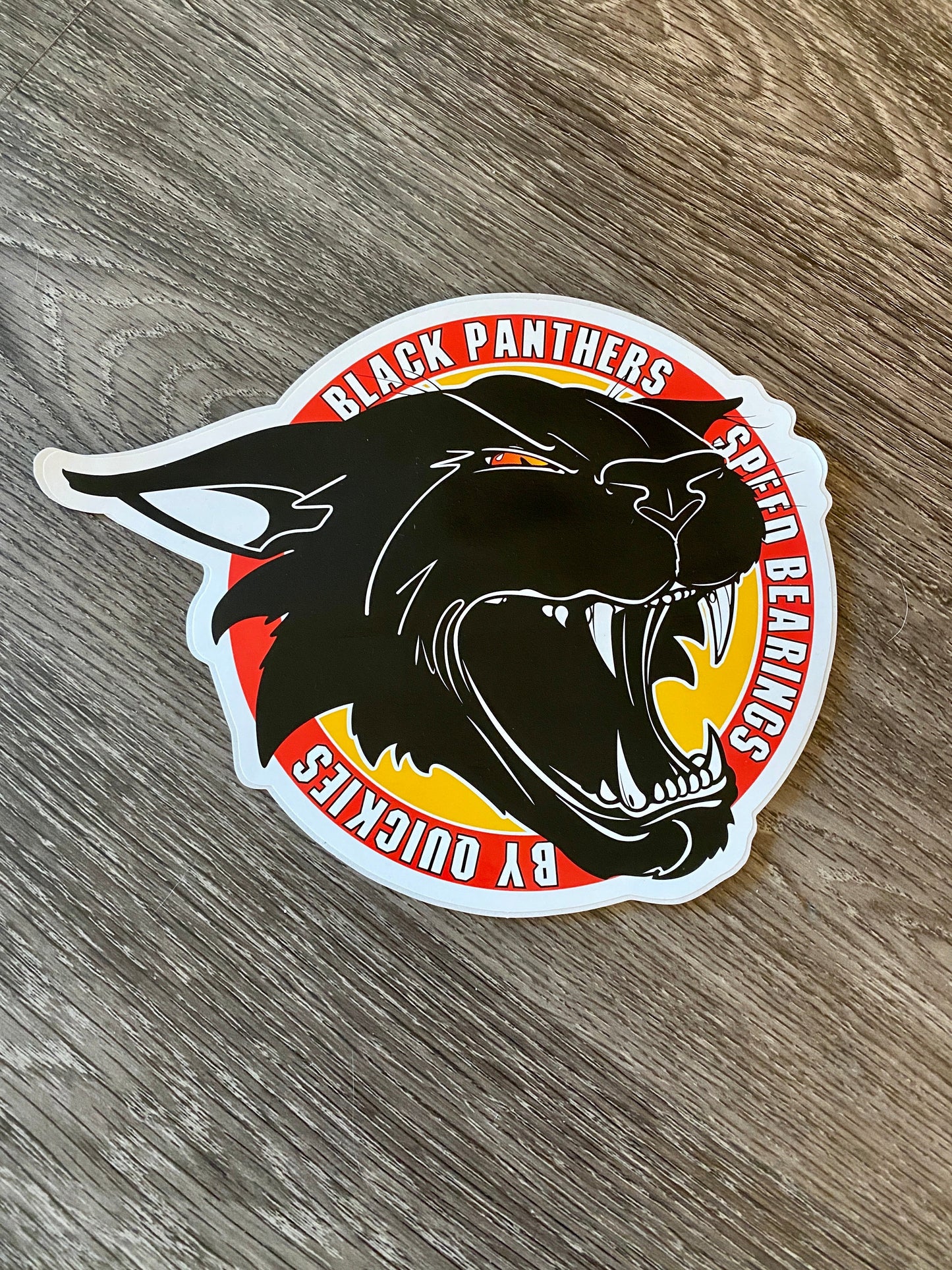 Black Panthers VINTAGE Sticker 2” or 9”