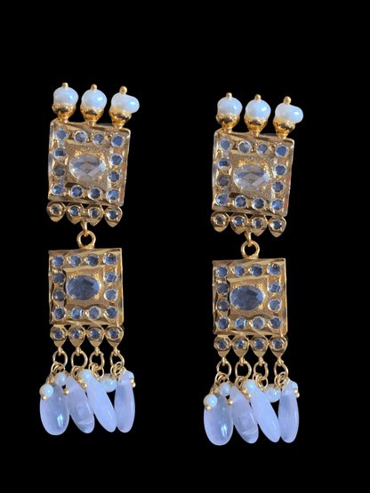 C152 Eeshal polki choker in rose quartz beads ( SHIPS IN 3 WEEKS )