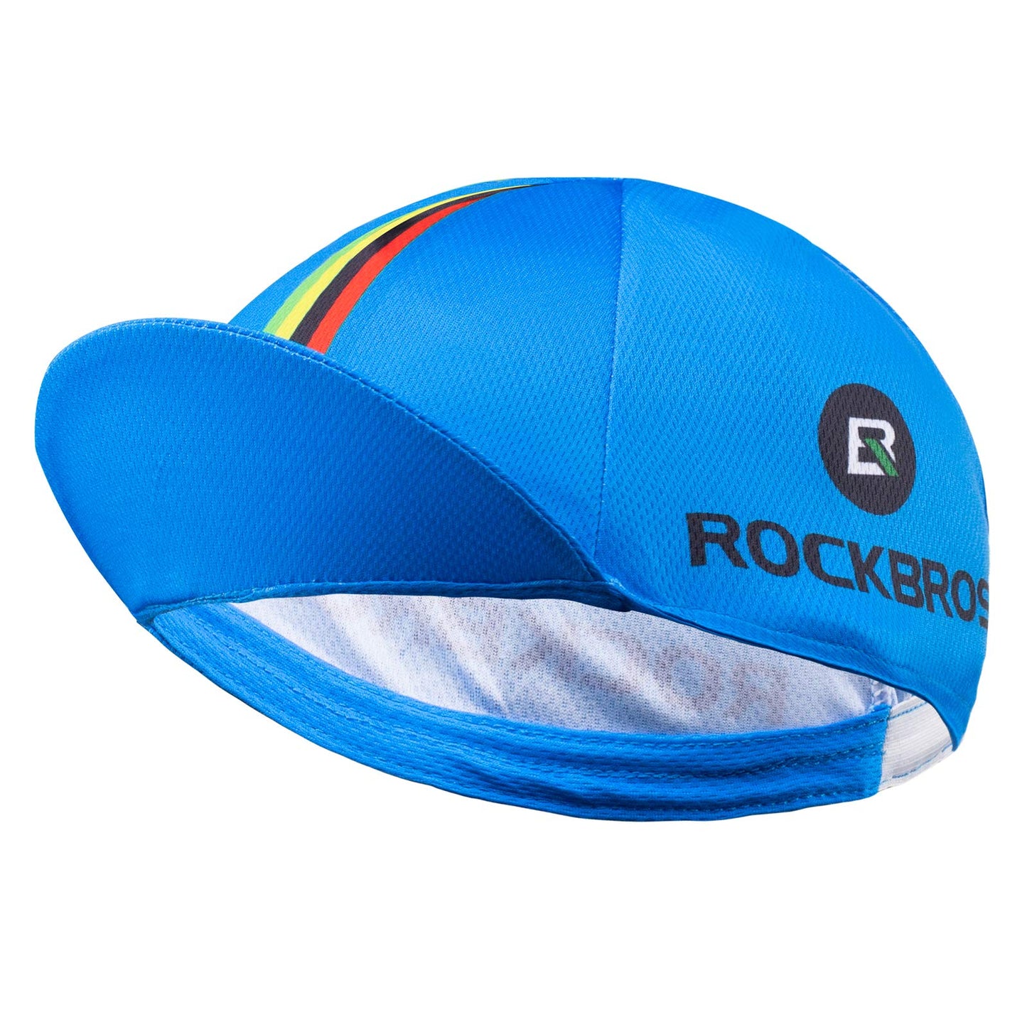 ROCKBROS Cycling Cap Sun Visor Ployester Breathable Rainbow Hat for Men Women