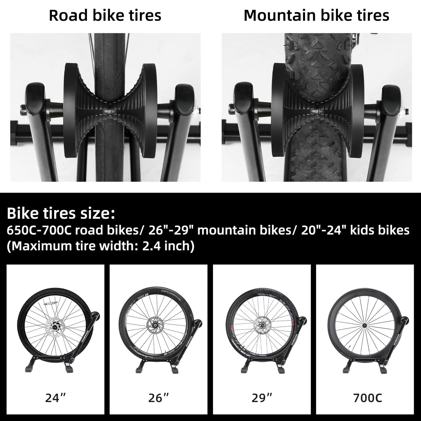 ROCKBROS Foldable Bike Stand for 20"-29" Wheels