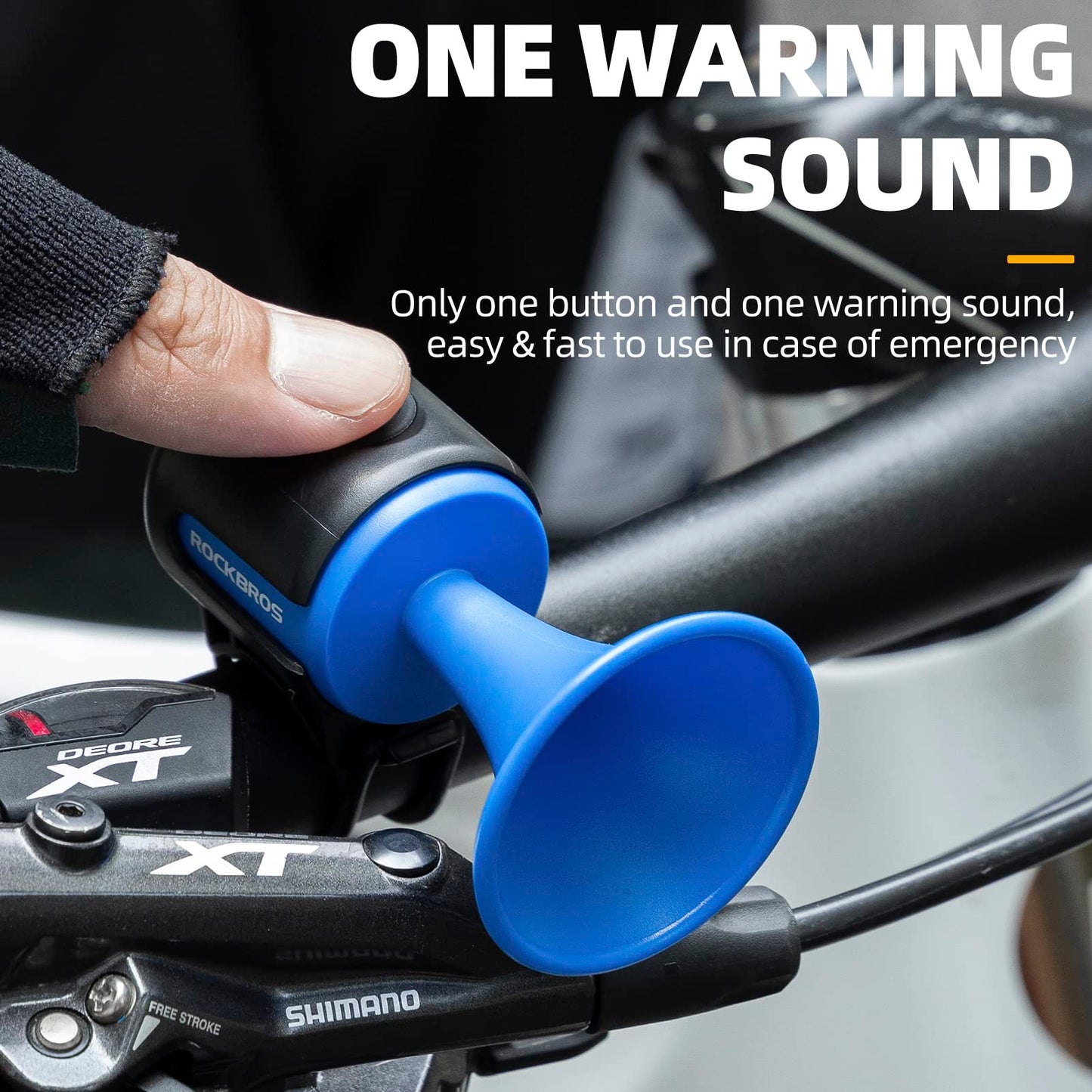 ROCKBROS Bike Bell Electric Bike Horn Waterproof 120dB - Triathlete Store
