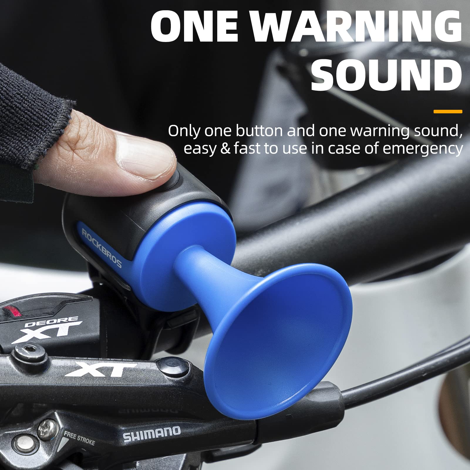 ROCKBROS Bike Bell Electric Bike Horn Waterproof 120dB - Triathlete Store