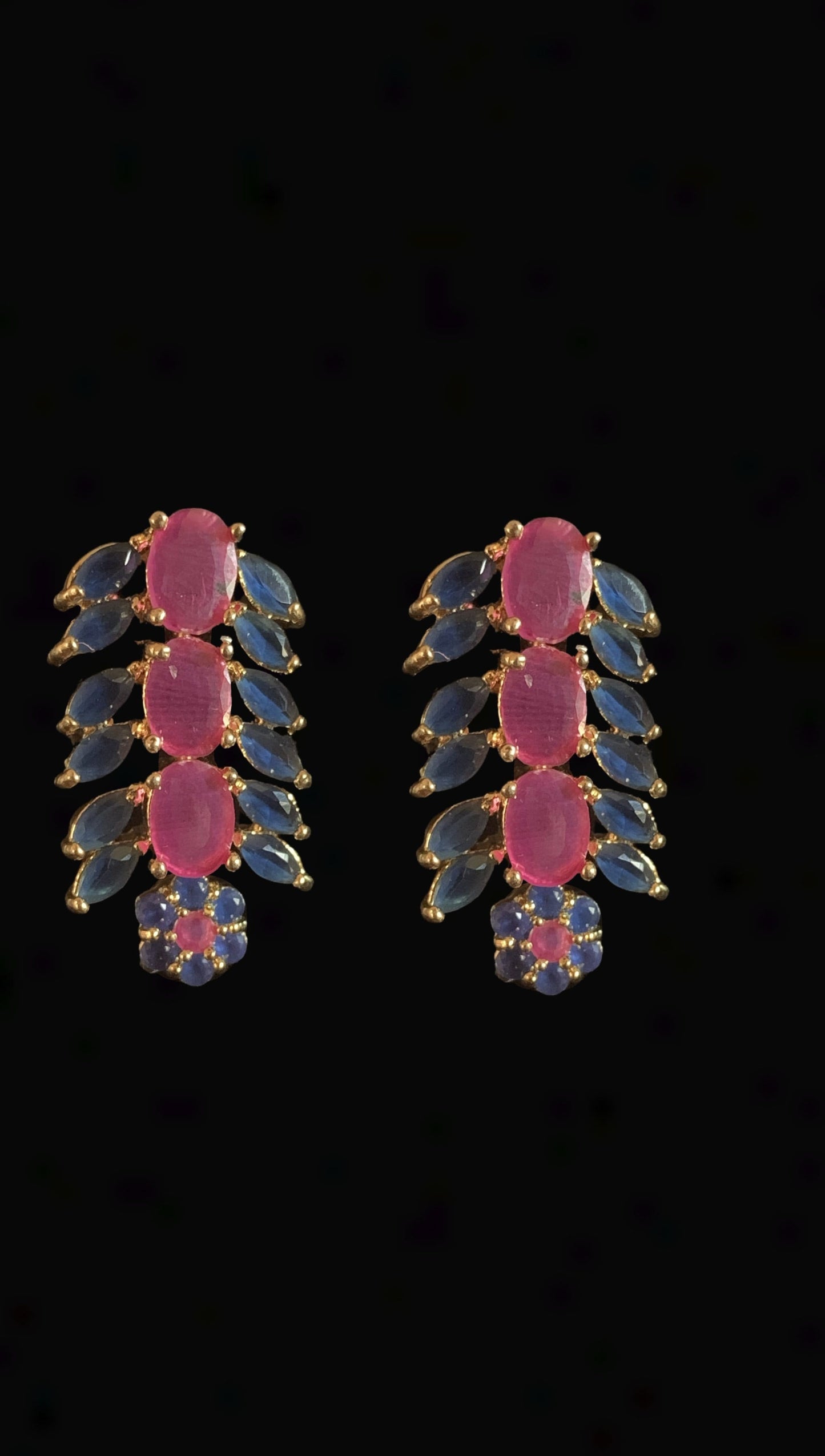 NS216 Ilma set in Ruby sapphires   (READY TO SHIP )
