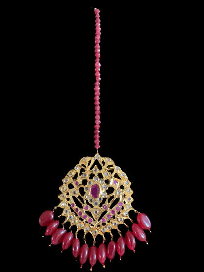 BR20 Gehna bridal set (Ruby ) (READY TO SHIP)