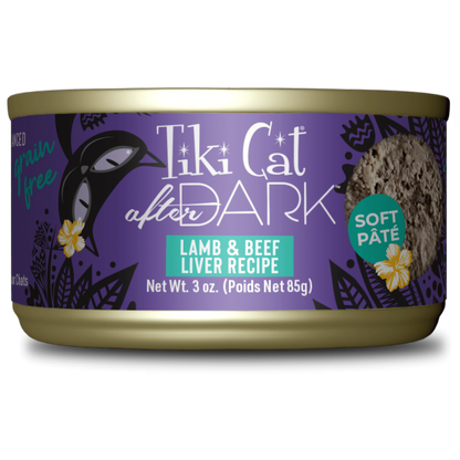 Tikicat Adult After Dark Lamb and Beef Liver Soft Pate (3oz)