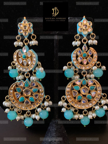 DER142 Irina turquoise earrings ( READY TO SHIP  )