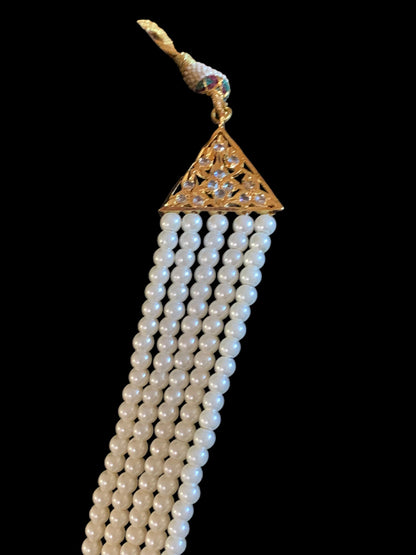 BR103 Leah bridal set in pearls   ( READY TO SHIP)