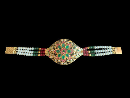 Jadau bracelet - ruby emerald   ( READY TO SHIP )