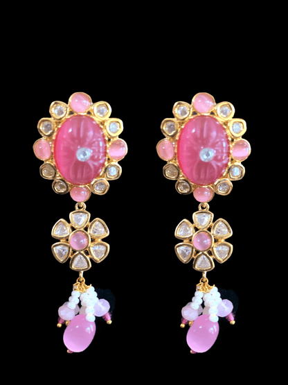 C123 cz polki choker in pink  ( READY TO SHIP )