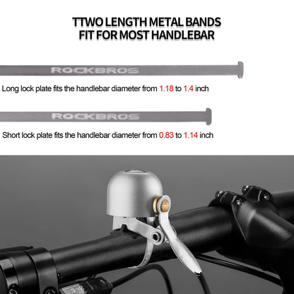 ROCKBROS Bike Classic Bicycle Bell  Loud Sound Bells - Triathlete Store