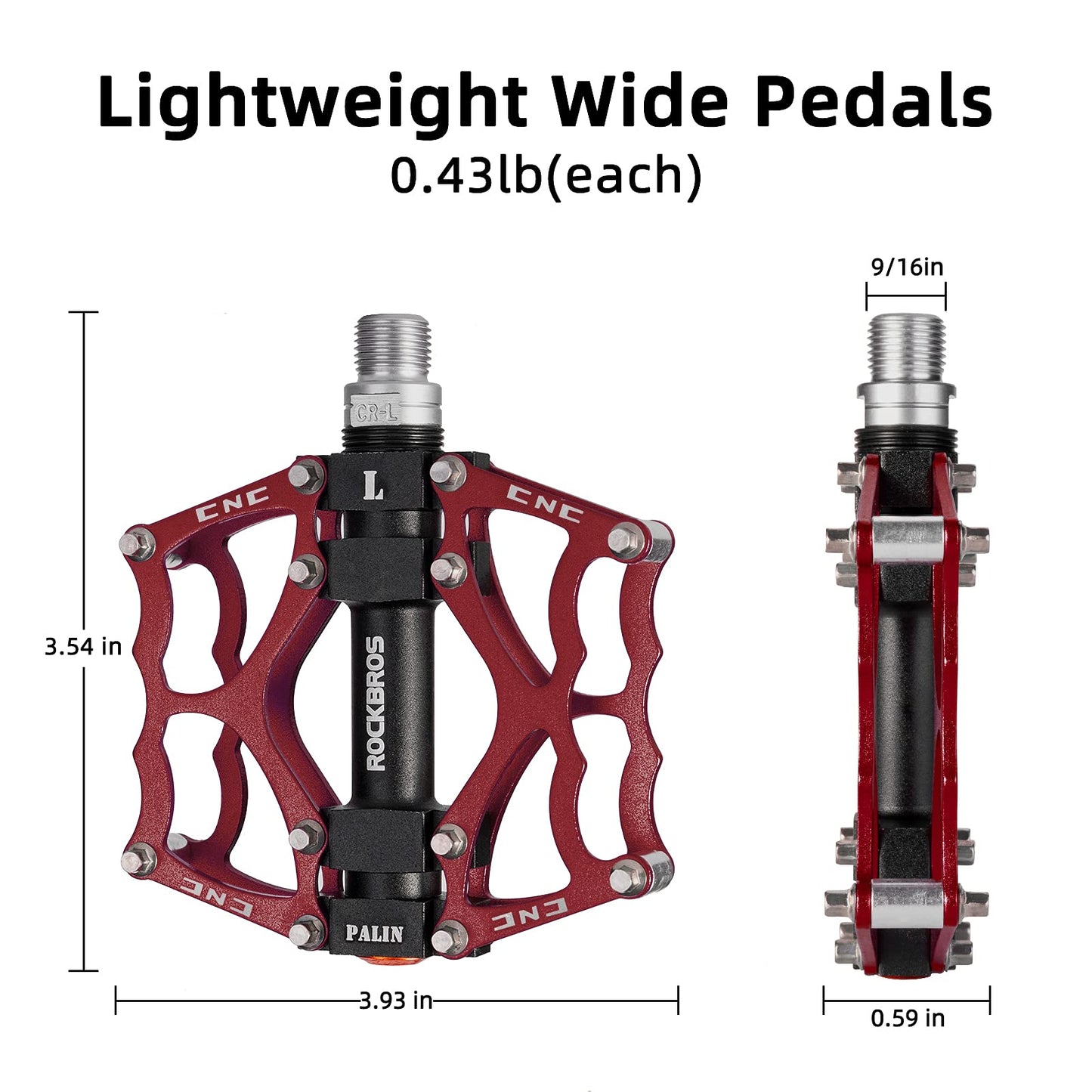 Aluminum Platform Pedals