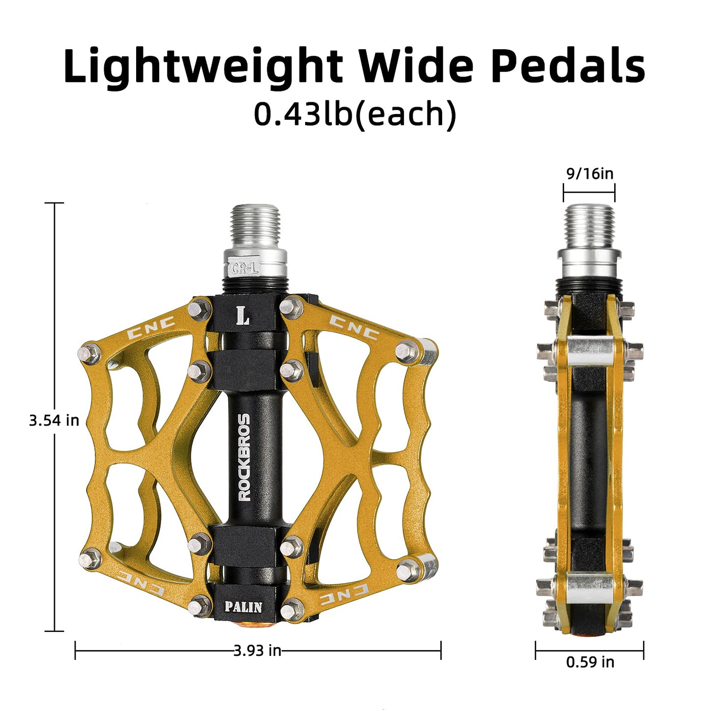 Aluminum Platform Pedals