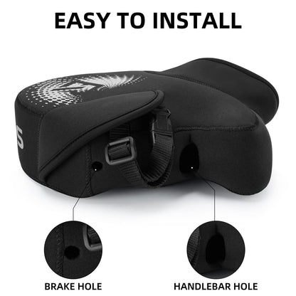 ROCKBROS Windproof Motorcycle Handlebar Muffs - Cold Weather Hand Warmers