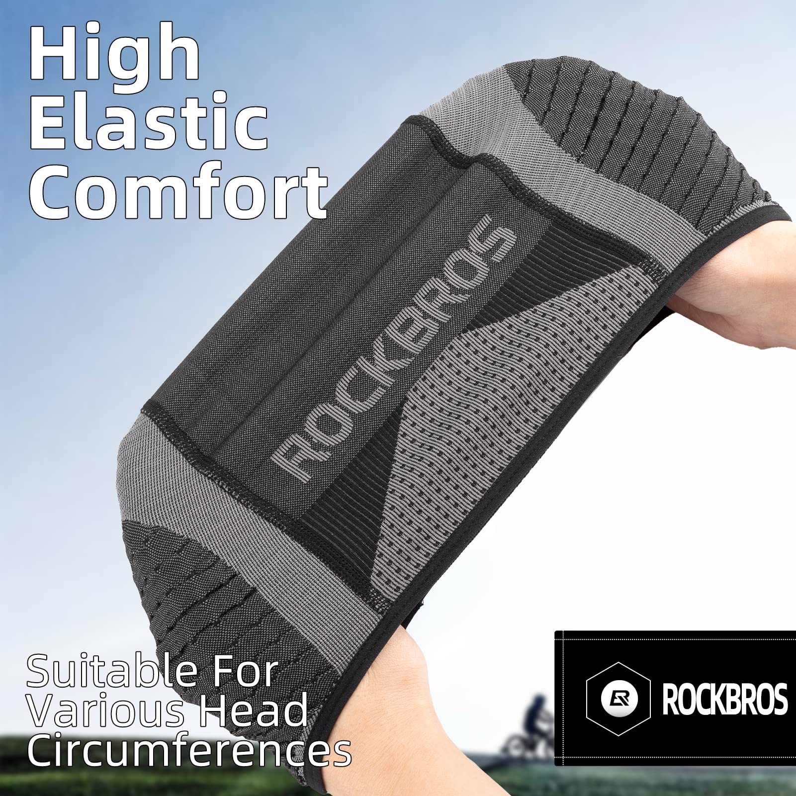 ROCKBROS Winter Cycling Skull Cap Thermal Helmet Liner with Earflaps for Men  Women - Triathlete Store