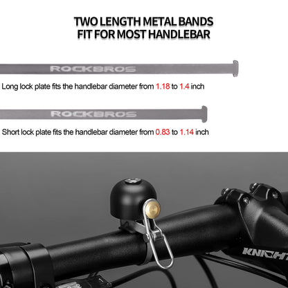 ROCKBROS Bike Classic Bicycle Bell  Loud Sound Bells - Triathlete Store