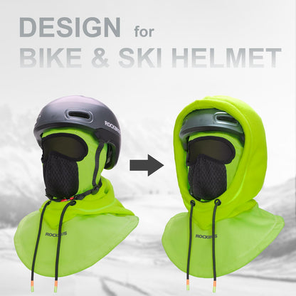 ROCKBROS Ski Balaclava Thermal Fleece Balaclava for Cold Weather Winter Men - Triathlete Store