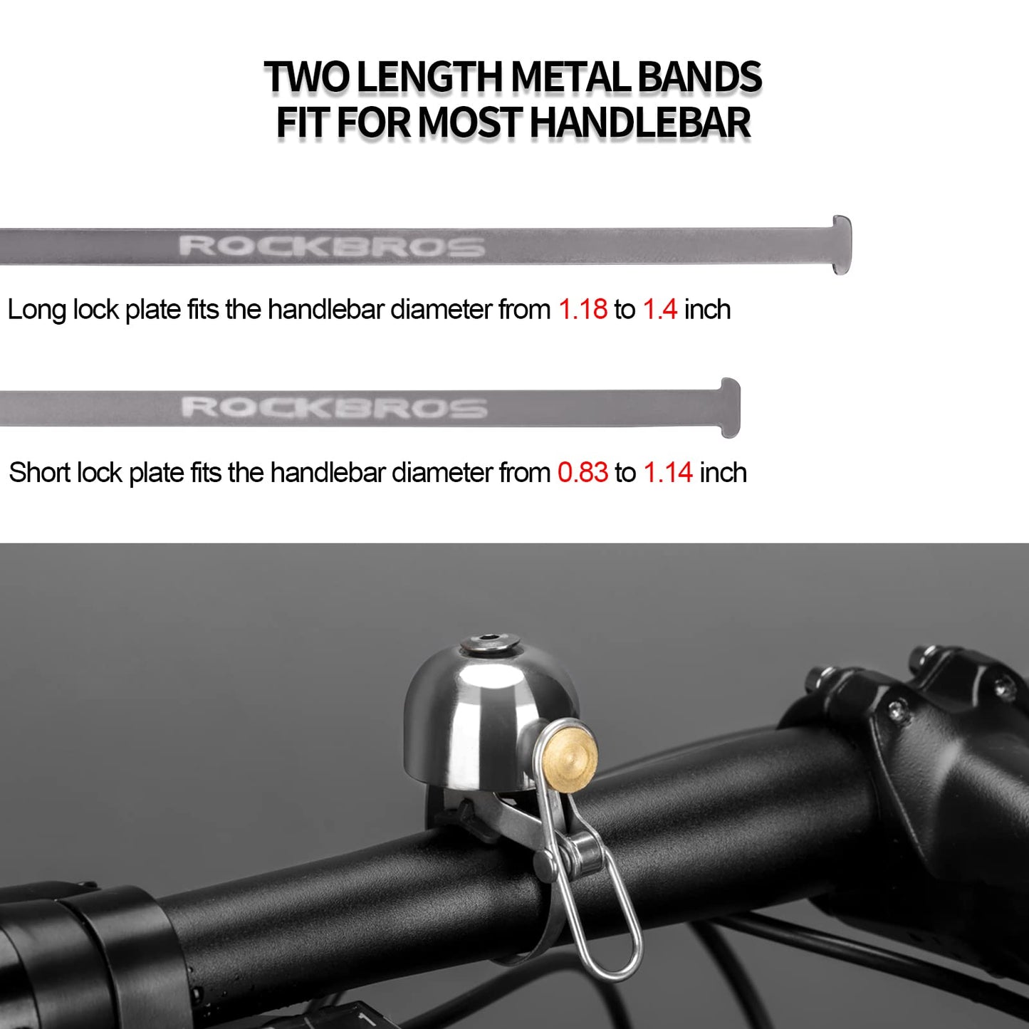 ROCKBROS Bike Classic Bicycle Bell  Loud Sound Bells - Triathlete Store