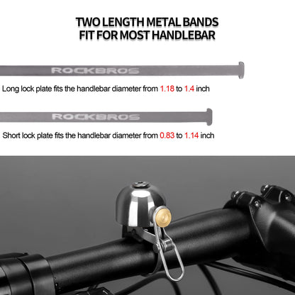 ROCKBROS Bike Classic Bicycle Bell  Loud Sound Bells - Triathlete Store