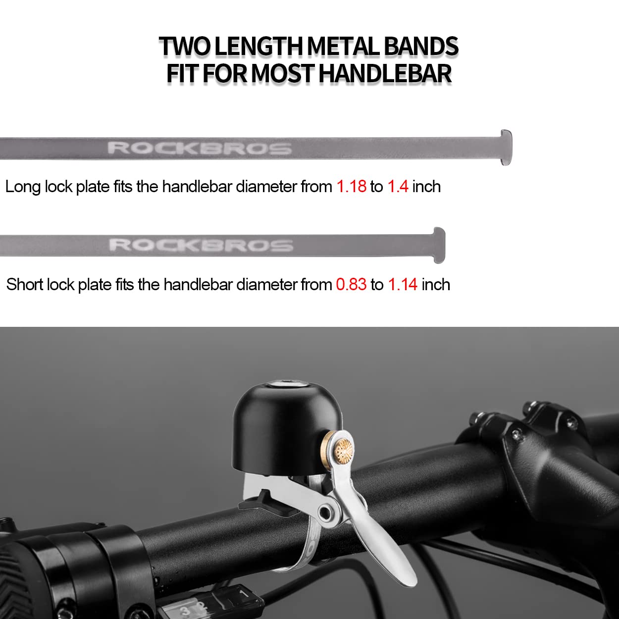 ROCKBROS Bike Classic Bicycle Bell  Loud Sound Bells - Triathlete Store