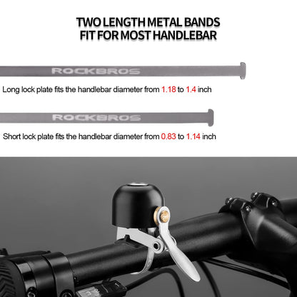 ROCKBROS Bike Classic Bicycle Bell  Loud Sound Bells - Triathlete Store