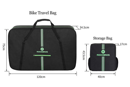 ROCKBROS Travel Bikes Bike Travel Case Bike Bag For Air Travel