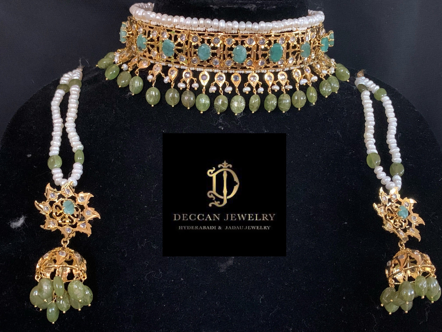 Insia jadavi lacha in natural beads (SHIPS IN 1 WEEK)