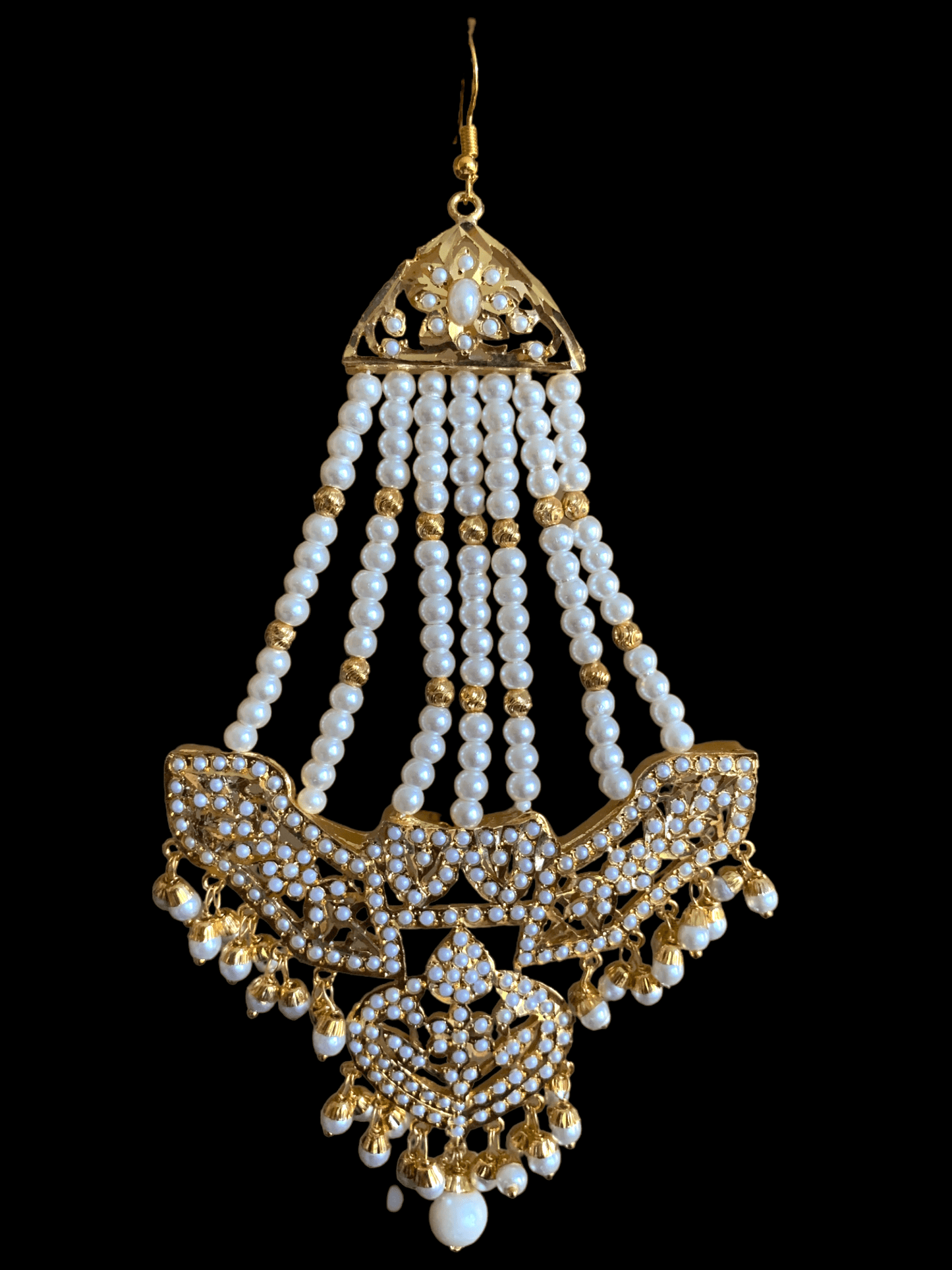 DJHR33 ASMITA jhoomar in pearls ( READY TO SHIP)