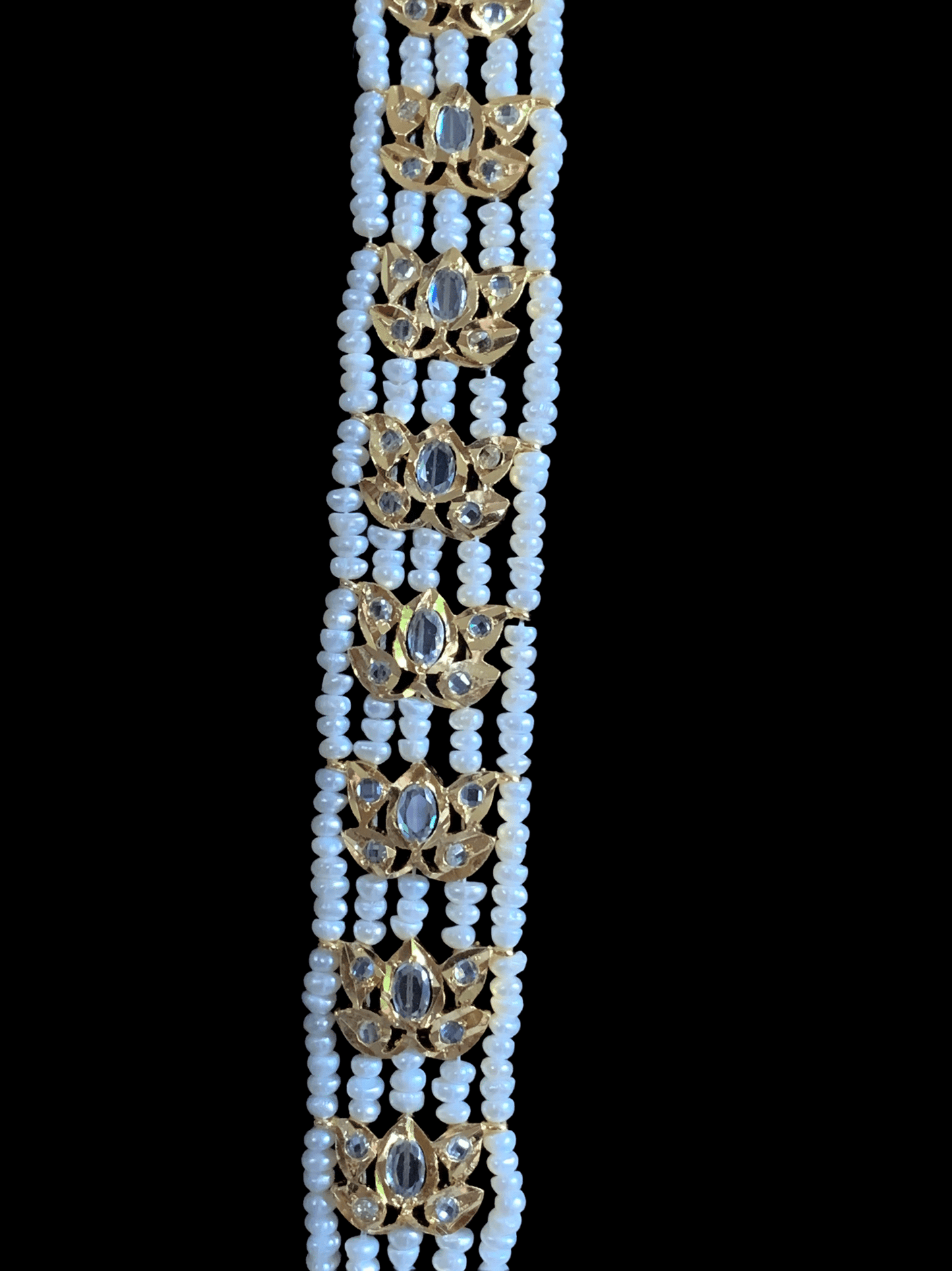LN86 Alea fresh water pearls rani haar ( SHIPS IN 4 WEEKS )